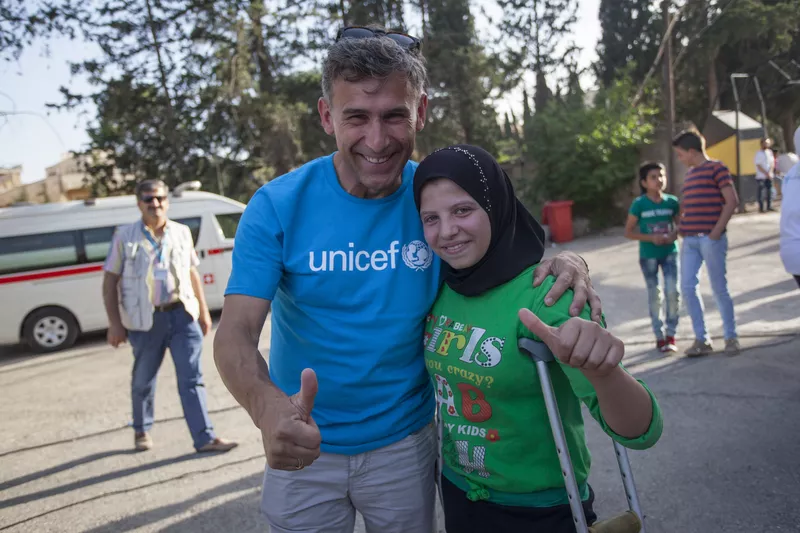Robert Korzeniowski - UNICEF 
